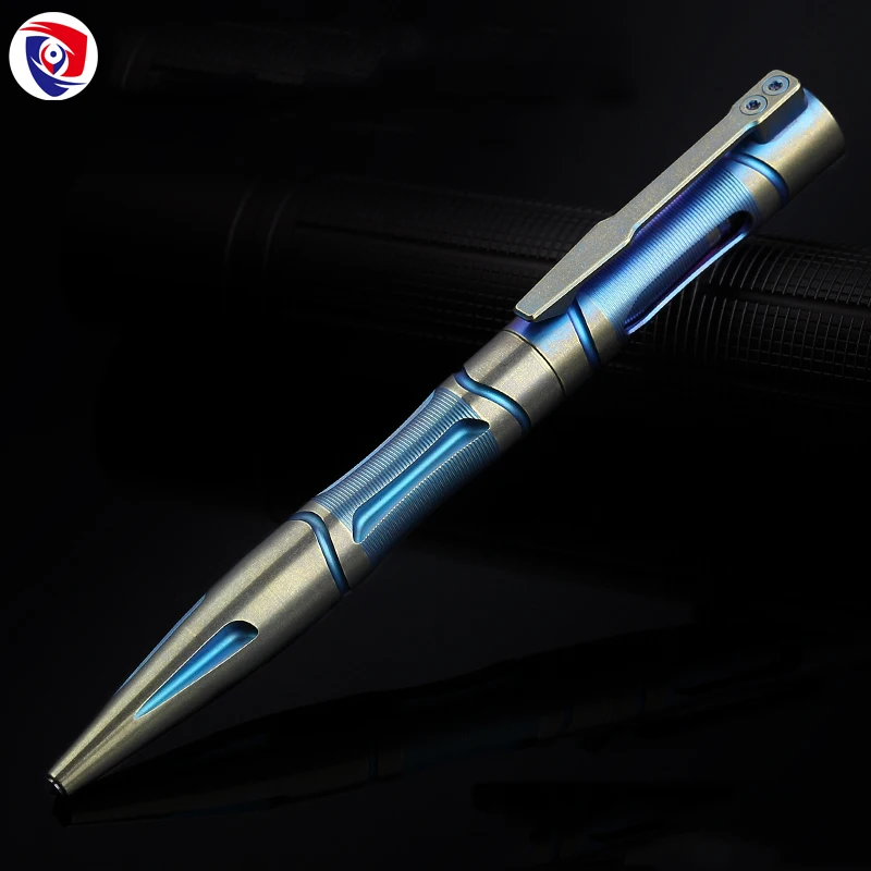 

2018 Outdoor Titanium alloy Self Defense survival Safety Tactical Pen Pencil With Writing Multi-functional Tungsten Steel Head