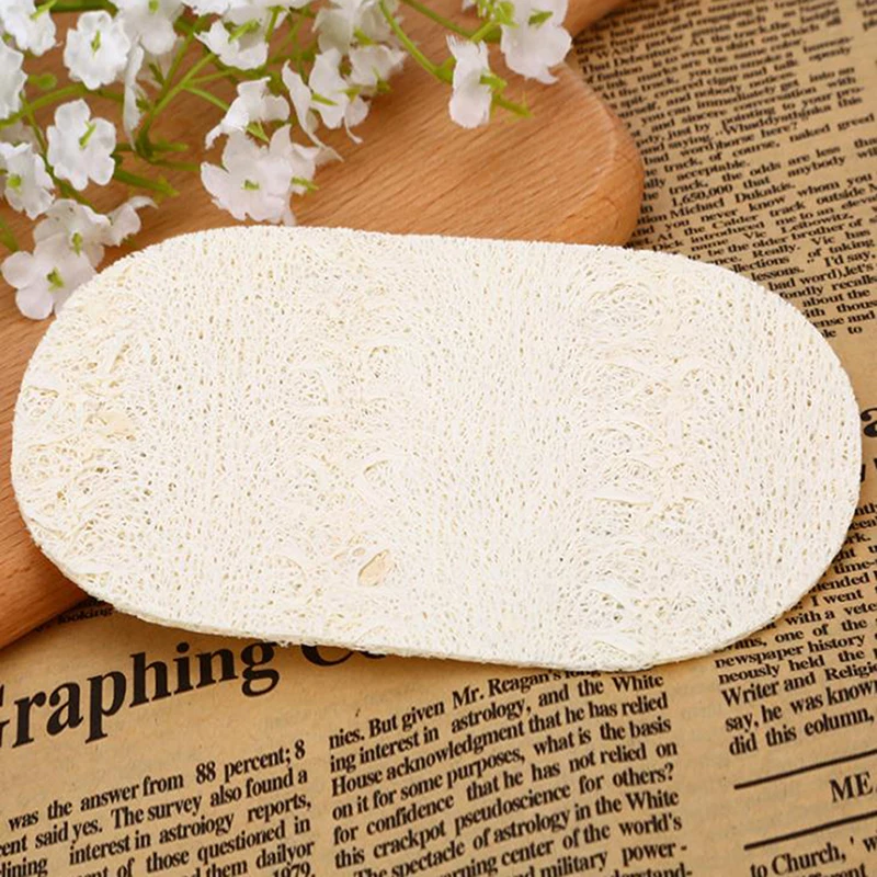

Kitchen Natural Anti-oil Loofah Sponge Scrubber Cleanning Brush Kitchen Anti-oil Sponge Loofah Brush Tools