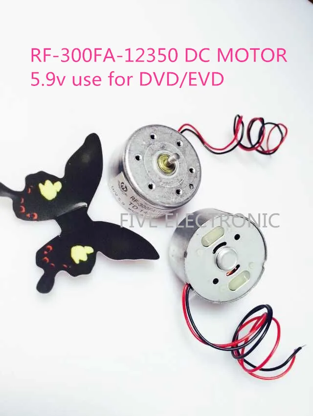 RF 300FA 12350 Micro DC MOTOR , 300 MOTOR use for DVD PLAYER/REPEATER