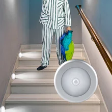 PIR датчик движения тела активированный настенный светильник Ночной светильник Индукционная лампа шкаф коридор шкаф светодиодный сенсорный светильник Питание от батареи