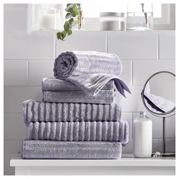 

3pcs thickening ,lilac, 1pc Bath towel,1pc Washcloth ,1pc Hand towel, weight 700g per square meter