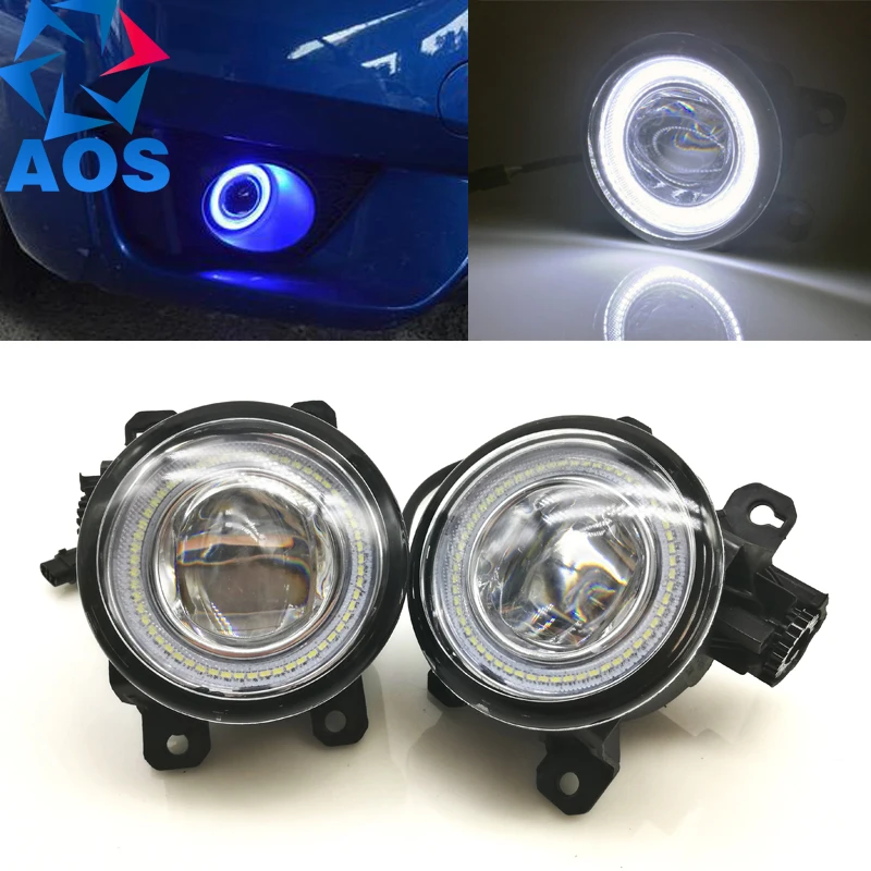 

2PC Car Styling LED Angel eyes DRL LED Fog light Car Daytime Running Light for Acura Ford Honda Jaguar Lindoln Subaru Suzuki