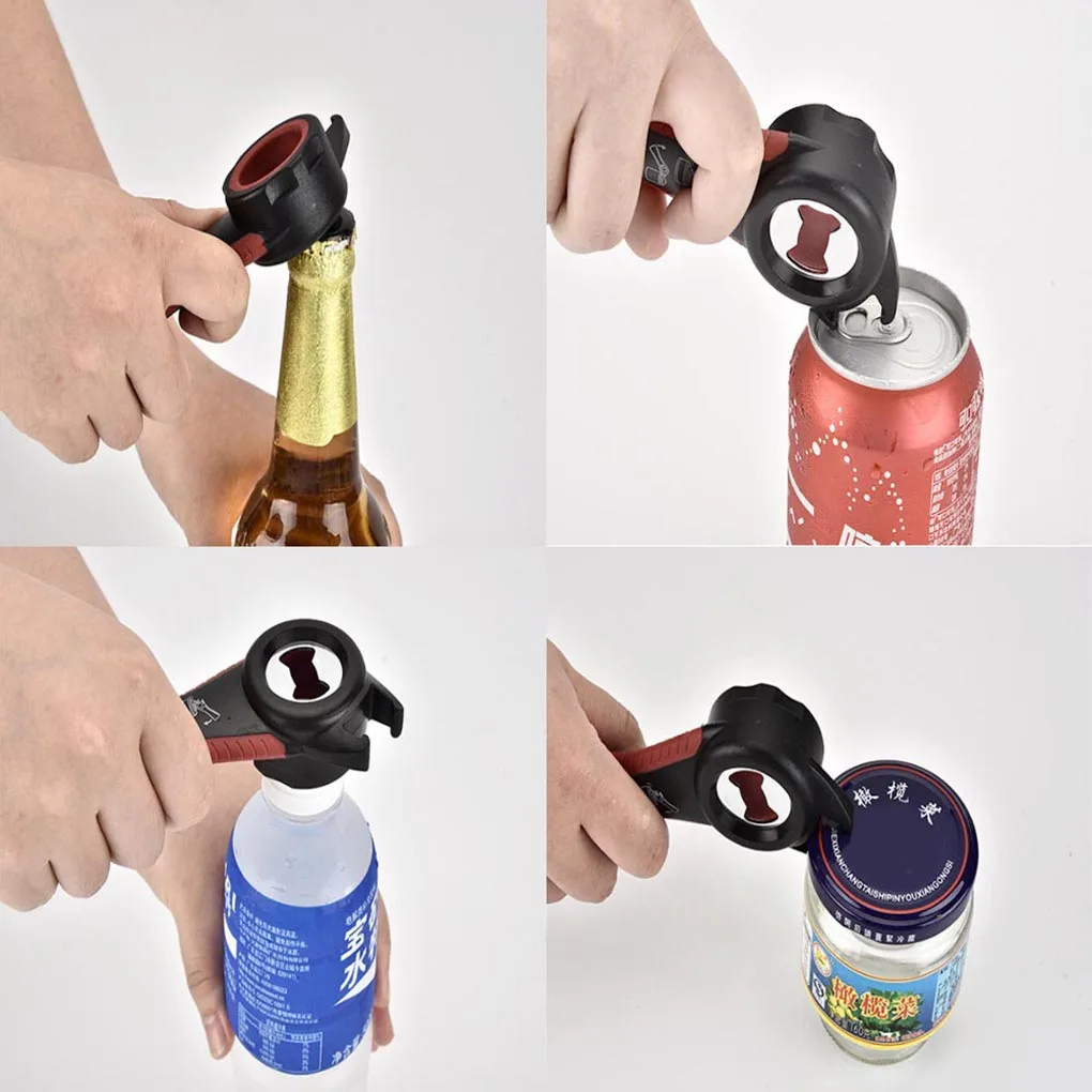 Non slip Stainless Steel Bottle Opener Multi function Bottle Opener