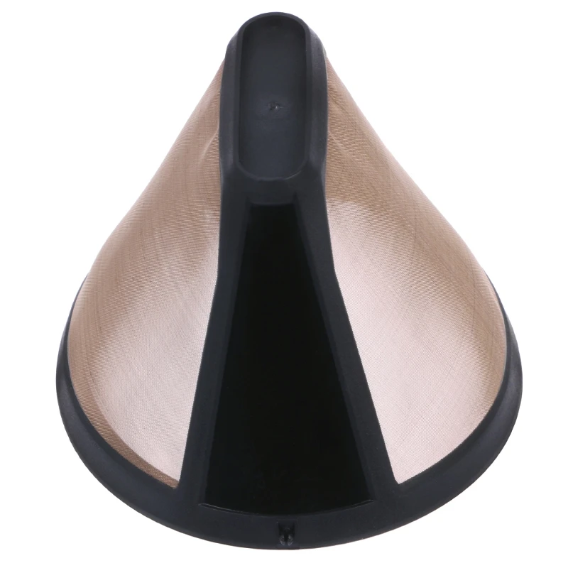 Stainless Steel Handles Washable Cafe Tools Cone Shaped Permanent