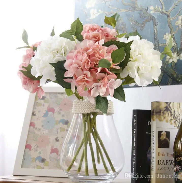 

Hydrangea pincushion Artificial Flowers silk Flowers hydrangea 47CM 18.5INCH Home decorations for Wedding Party or Birthday