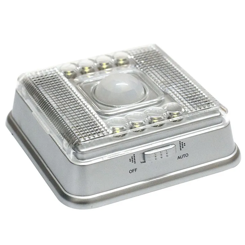  Motion sensor light 8 LED Light Lamp PIR Auto Sensor Motion Wireless Infrared Home Outdoor Detector - 32749918452