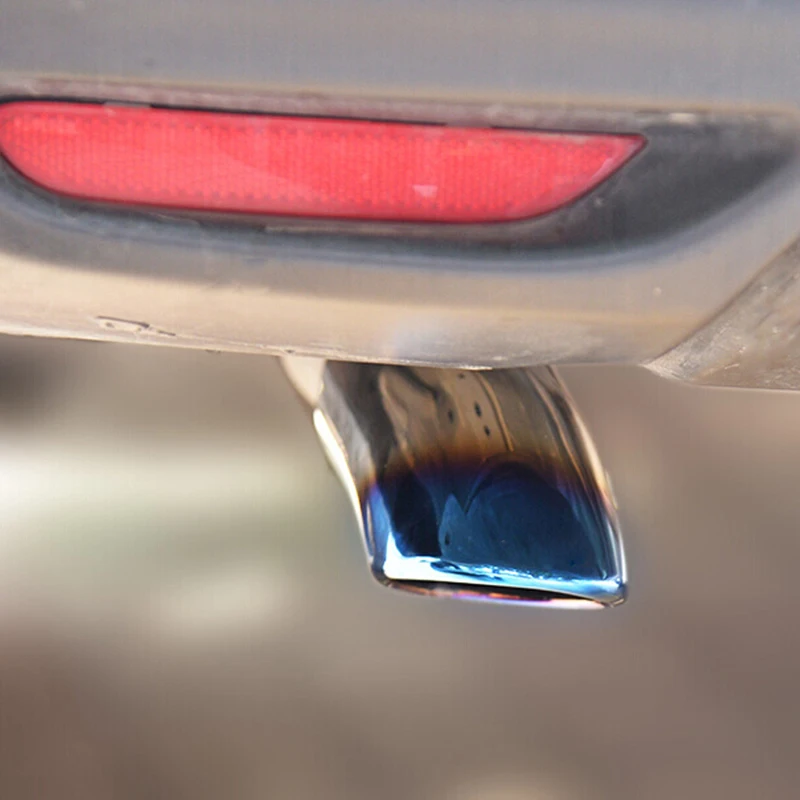 Kust 1 Pc Stainless Steel Car Exhaust Pipe Tail Muffler Tip Cover for