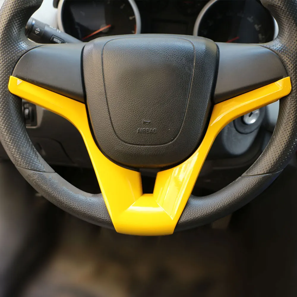 Color My Life ABS руль приседает накладка наклейка для Chevrolet Cruze 2012 2013 седан хэтчбек аксессуары