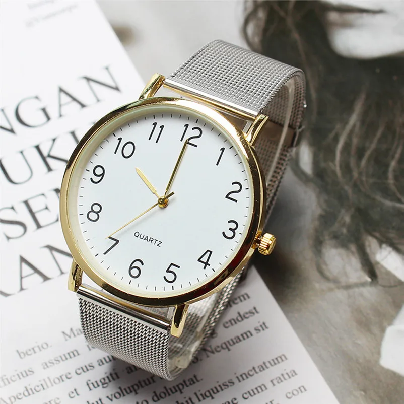 2018 Luxury Fashion Men Watch Women Watches Unisex Steel Strip Analog Alloy Quartz Wrist Watch clock Relogio masculino A09#N (11)