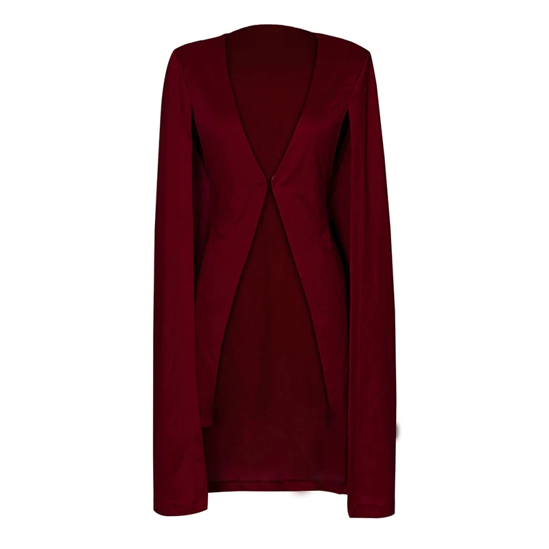 de manteau com capuz e fenda, plus