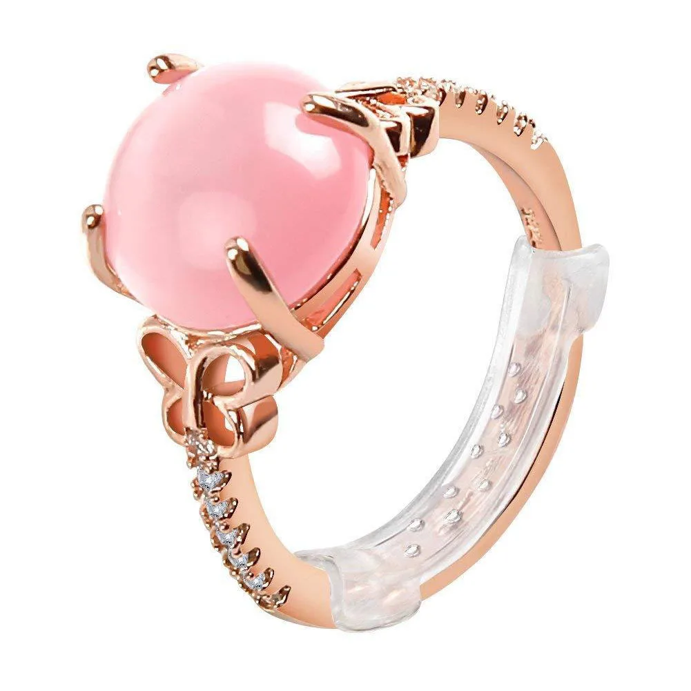 

10pcs Assorted Types Transparent Guard Professional Resizing Tools Mini Jewelry Adjustable Glue Portable Ring Size Reducer