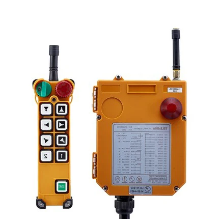 

F24-8D Telecontrol radio remote control 1 transmitter and 1receiver universal industrial wireless control for crane AC/DC Switch