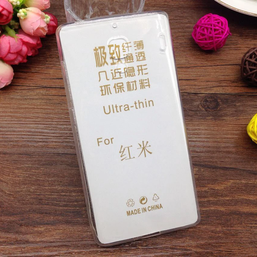 Или Xiaomi Hongmi Redmi RedRice Обложка Case Прозрачный Ультра-Тонкий Мягкий Гель ТПУ Для