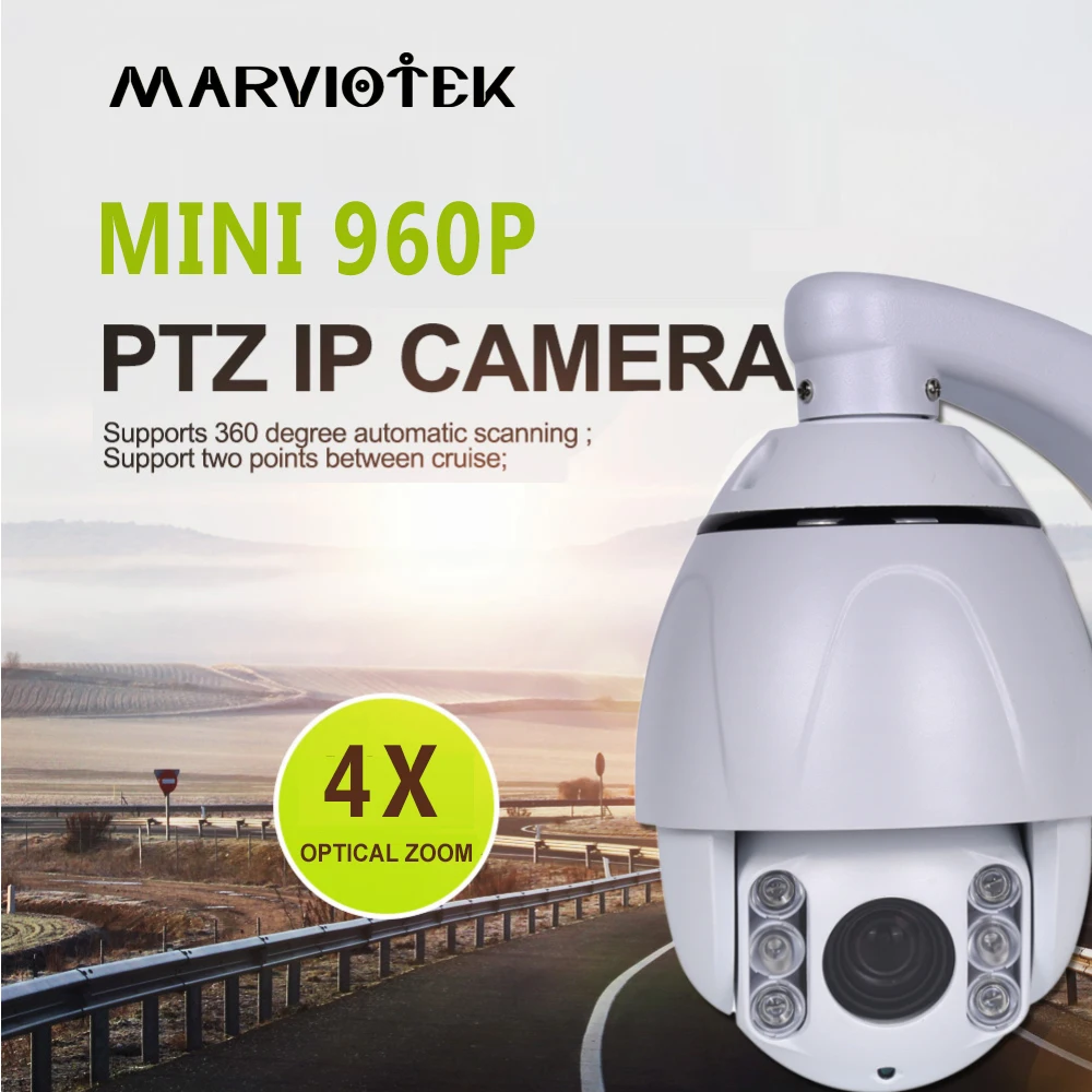 960P IP Camera PTZ font b Outdoor b font Video Surveillance Camera Wireless Mini Speed Dome