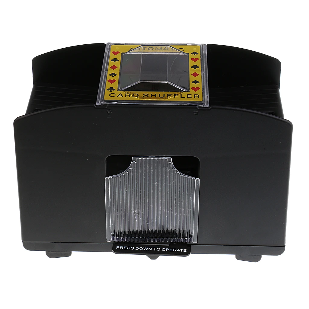 

New Porable Automatic Poker Card Shuffler Casino Game Playing Shuffling Machine 1-4 Deck Camping Board Game Collectibles Gift