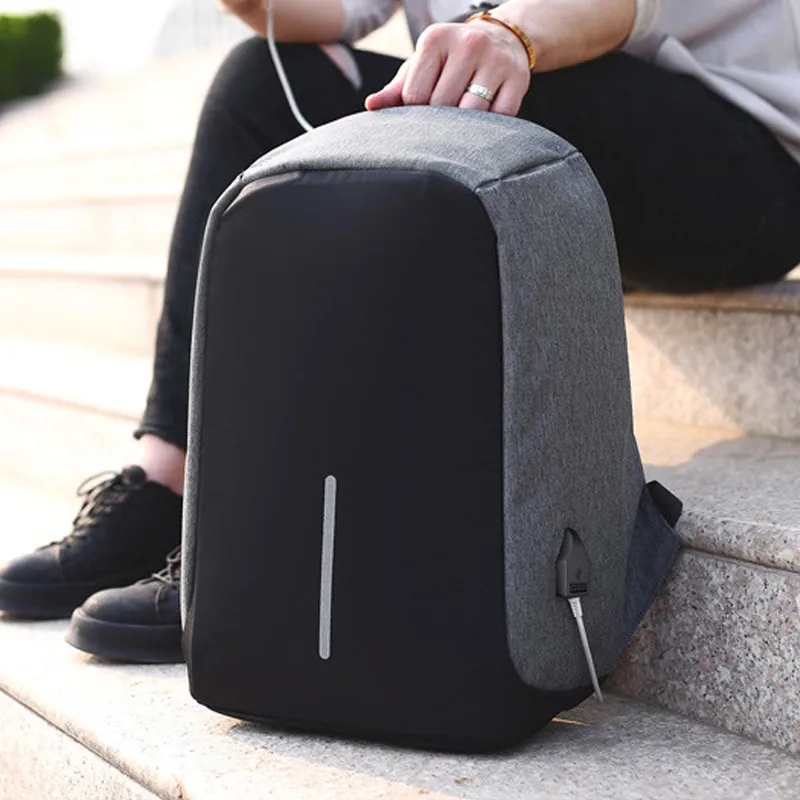 

Women Casual Backpack Men Laptop Travel Bag Anti-theft USB Charge School Bags For Teenage Girls Men's Large Waterproof Backpacks