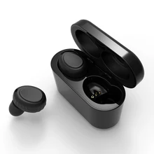 HV-358 Pro True Wireless Headsets Bluetooth 5.0 Earphone In-ear Stereo Music Headsets w/ Mic Charging Box for Smartphones