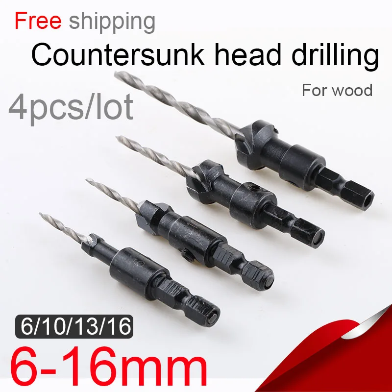 Special conical drill countersunk head drilling reamer cone shaped bit