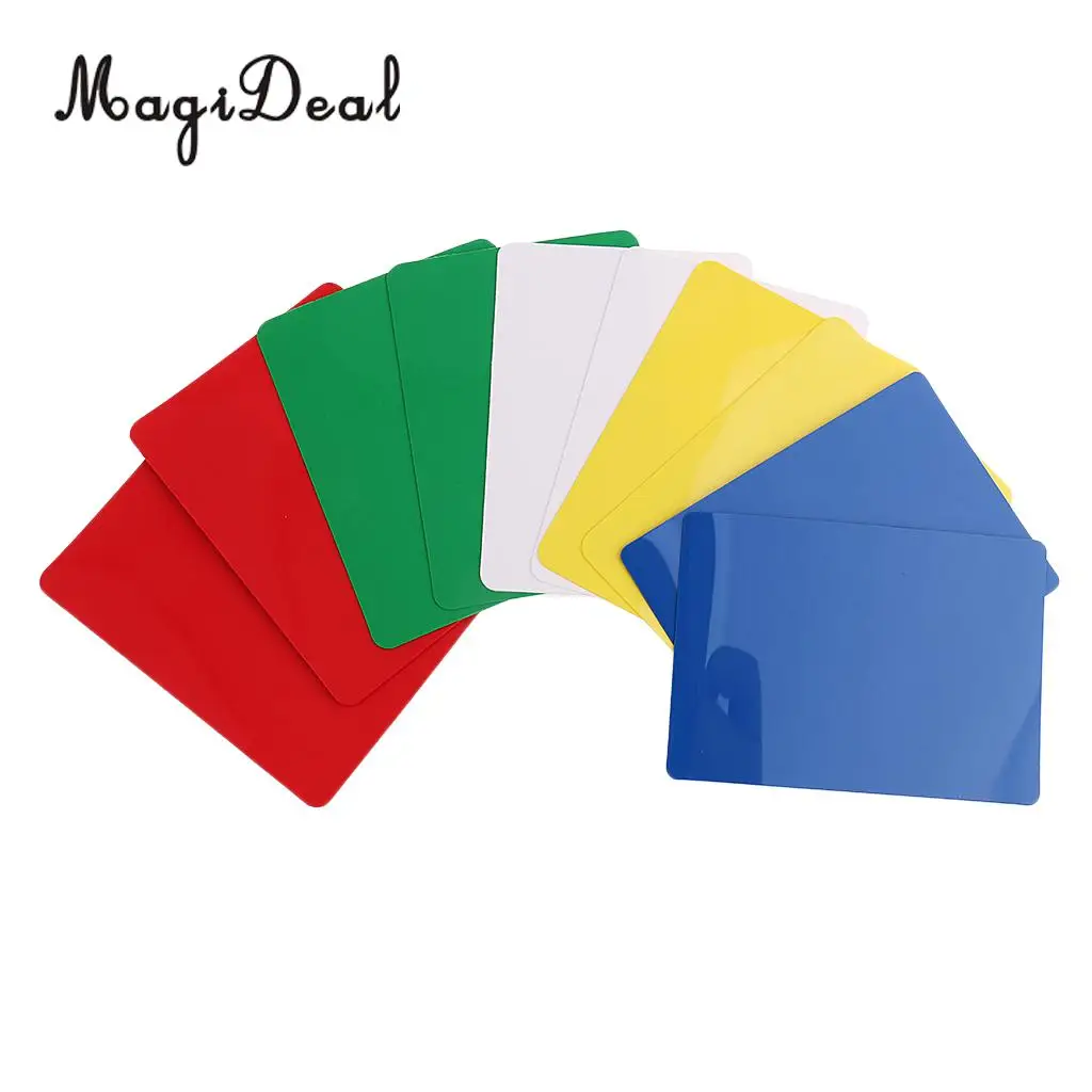 MagiDeal Novelty 10Pcs Poker Size Cut Cards Mutil for Poker Blackjack Games Casino Games Props Pub Club Party Collectable Gifts