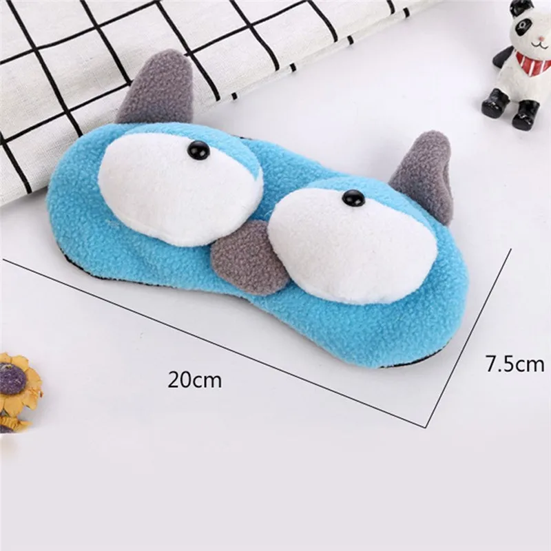 1pc Cute Animals Sleep Eye Mask Padded Shade Cover Flannelette