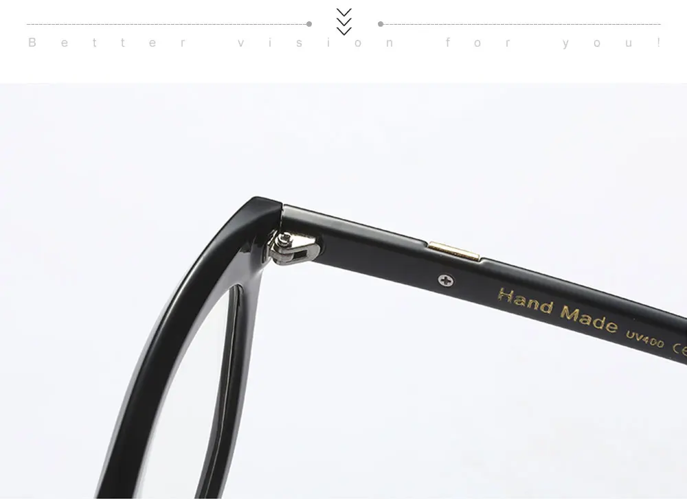 VEGA New Fashion CatEye Glasses Frame Ladies Women Eyeglasses Frames Women Cat Eye Brand Design Clear Lenses Black Leopard 214 (4)