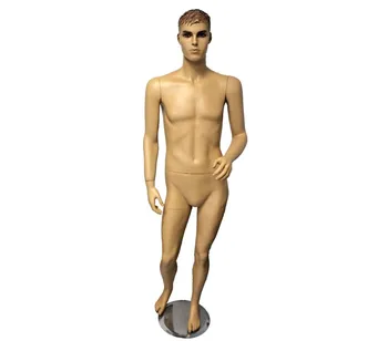 

Display mannequin from man's full body with tonearm over waist