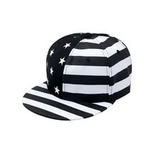 Новые трендовые хлопковые кепки для мужчин и женщин, модные хип-хоп кепки в полоску со звездами, регулируемые модные бейсболки для взрослых, для мальчиков и девочек, детей