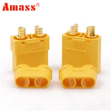 4pcs lot Amass XT90 Battery Connector Set 4 5mm Male Female Gold Plated Banana Plug 2