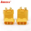 100pcs/lot Amass XT90 XT90H Battery Connector Set 4.5mm Male Female Gold Plated Banana Plug (50 pair) ► Photo 2/6