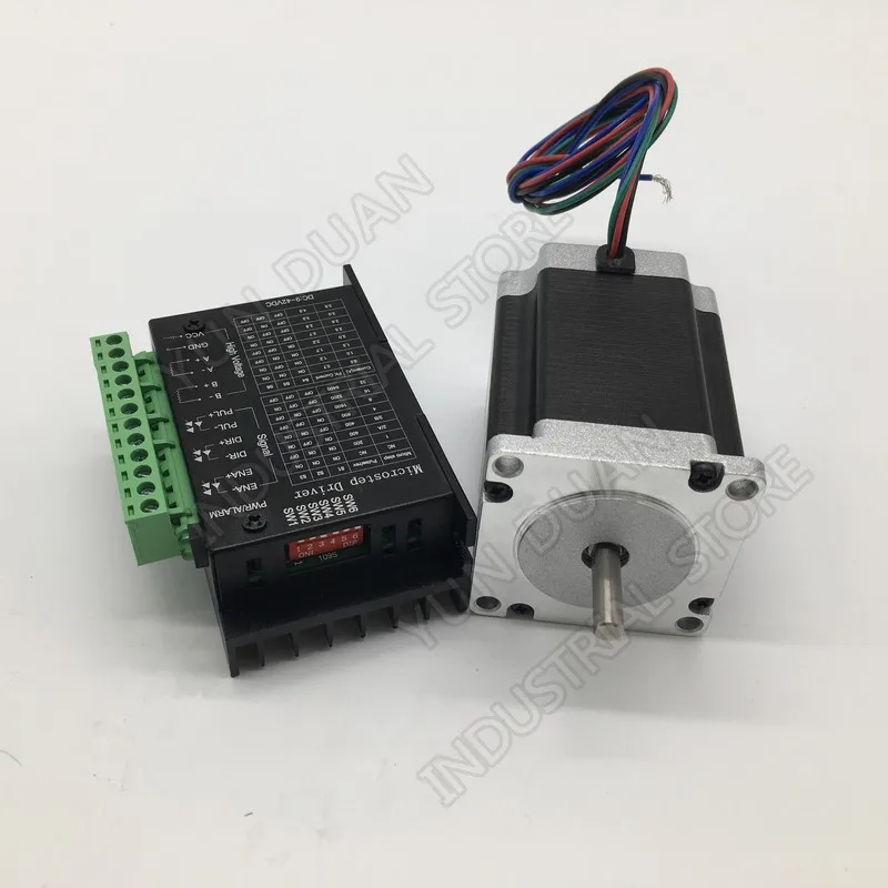 Экономичный комплект шагового двигателя Nema23 57*76 мм 3A 1.8Nm 260Oz in 8 вал 2ph 4 провода
