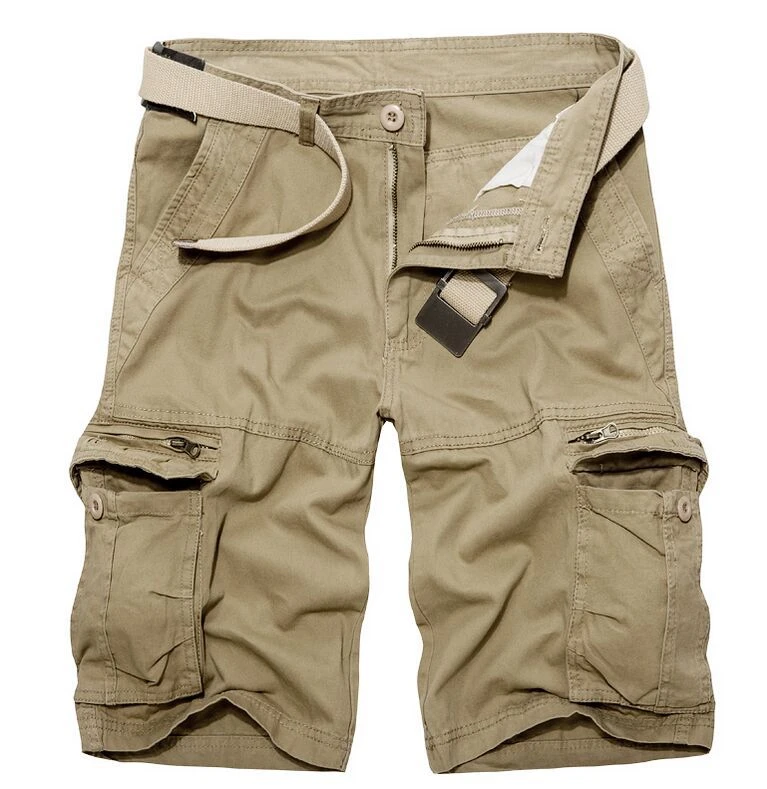 zip pocket cargo shorts