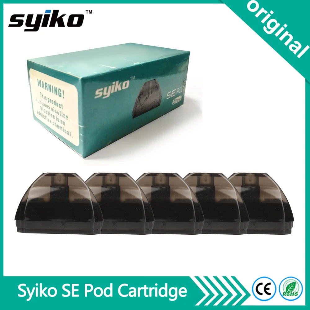 

1PC 3PCS 5PCS Original Syiko SE Touch Pod Cigarette 2ml 1.5ohm Replacement Pod For Syiko SE Touch Pod Kit Vaporizer