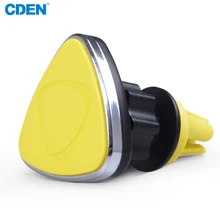 CDEN Mini 360 Graus Magnético Suporte Do Telefone Do Carro de Ventilação Do Carro de Montagem Suporte para Carro Azul Cinza Cor Amarela Disponível