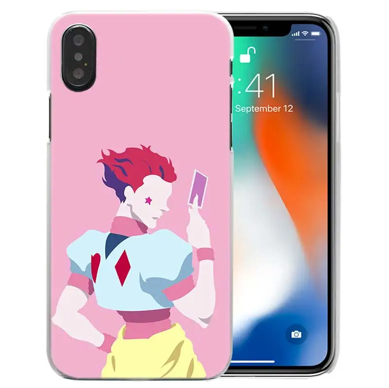 Чехол Hisoka Hunter Аниме для iPhone XS Max XR X или 10 6 6S 7 7S 8 Plus 5S SE 5 4S 4 5C Жесткий прозрачный пластиковый PC Coque Cover 11 Pro - Цвет: 15