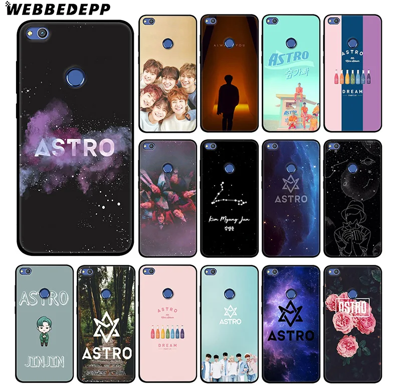 WEBBEDEPP K-Pop Boy Band Astro Soft Silicone Case for Huawei Honor Mate 20 10 8X 8C 8 6A 7A 7X 7C Lite Pro TPU |