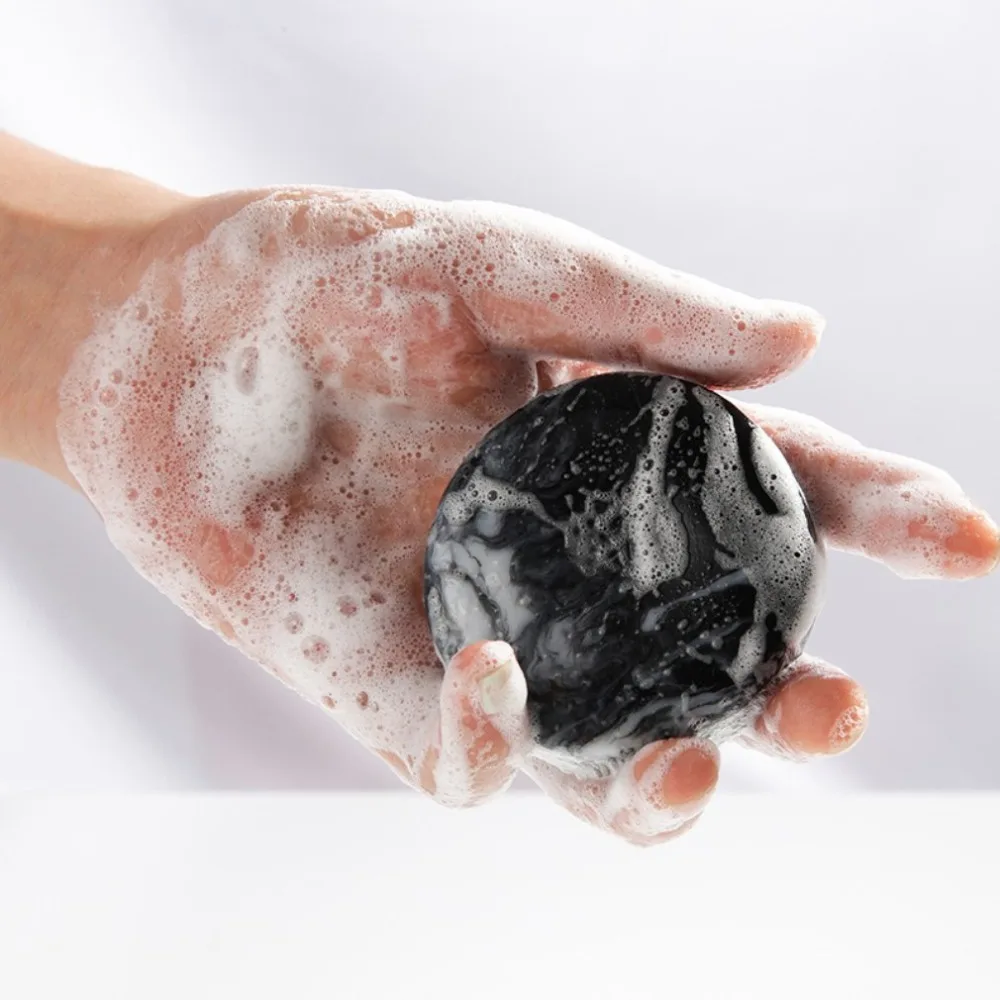 Корейский минеральной грязью для откачивания вулканической грязи намыливания тело формируя комплект ювелирных изделий ручной работы, глубокое очищение, анти-отбеливание акне мыло масло-Управление по уходу за кожей