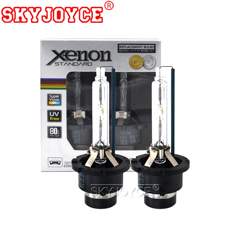 

SKYJOYCE 35W Xenon D1S D2S D3S D4S Car Headlight HID Replacement Bulb 4300K 6000K 8000K For Audi Q3 Q5 Q7 A5 E63 E65 E46 E60 E85