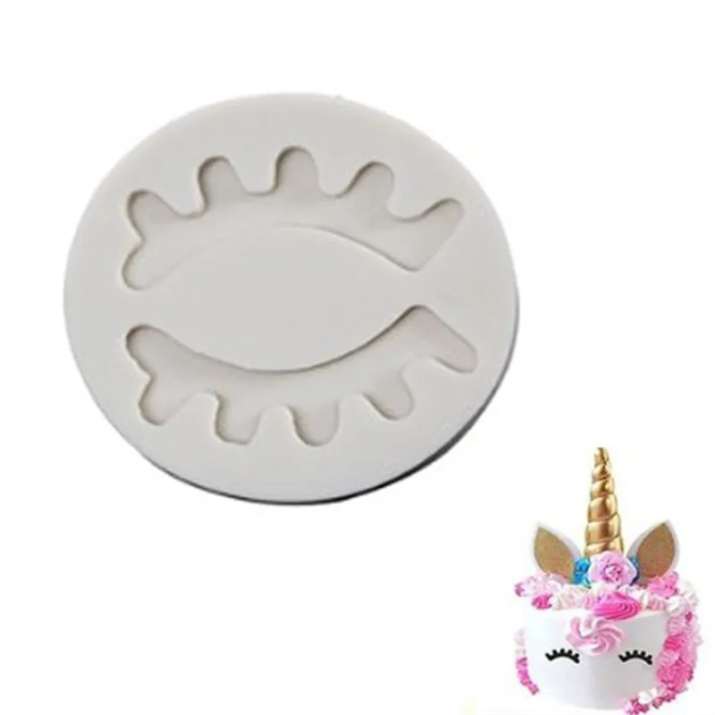 

TTLIFE Unicorn Eye Silicone Mold Baby Birthday Cake Decorating Tools Unicorn Fondant Chocolate Candy Clay Gumpaste Baking Molds