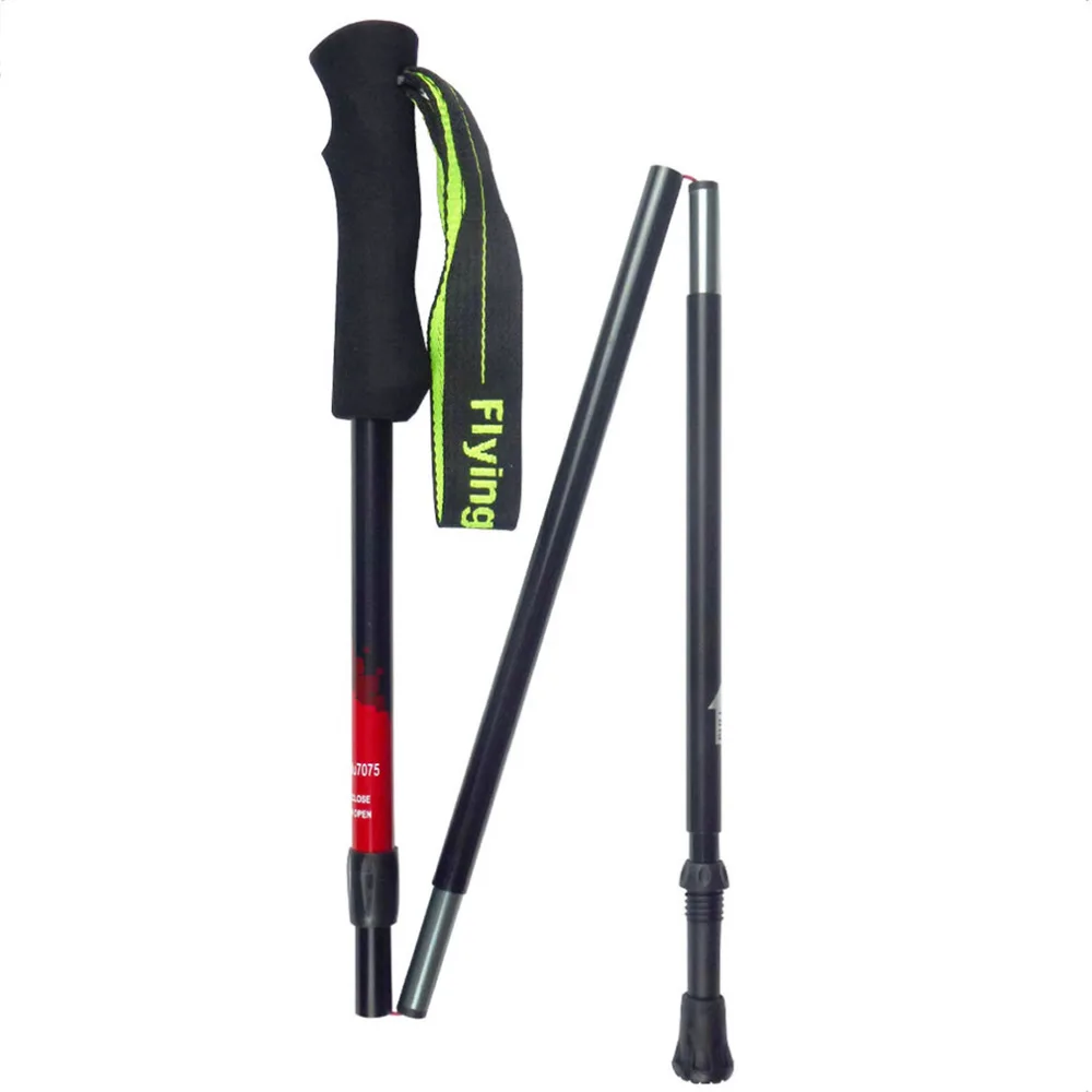 Buy HWZ shape Foldable Retractable Metal Walking Stick