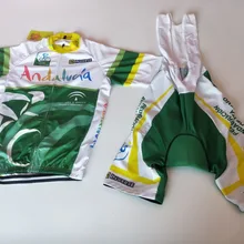 Команда andalucia одежда для велоспорта Джерси Ropa Быстросохнущий велосипед для мужчин топы летние pro майки для велоспорта Велоспорт гелиевая Подушка шорты