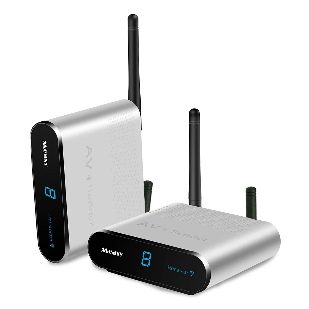 

Measy AV240 2.4G 400M Wireless Audio Video SD TV AV Sender Transmitter Receiver 1330 Feet Frequency Band For DVD STB