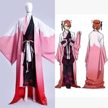 Anime BUNGO STRAY DOGS Figure Ozaki Koyo Higannbana Kimono Cosplay Costume Custom Made Any Size Anime BUNGO STRAY DOGS Figure Ozaki Koyo Higannbana Kimono Cosplay Costume Custom Made Any Size