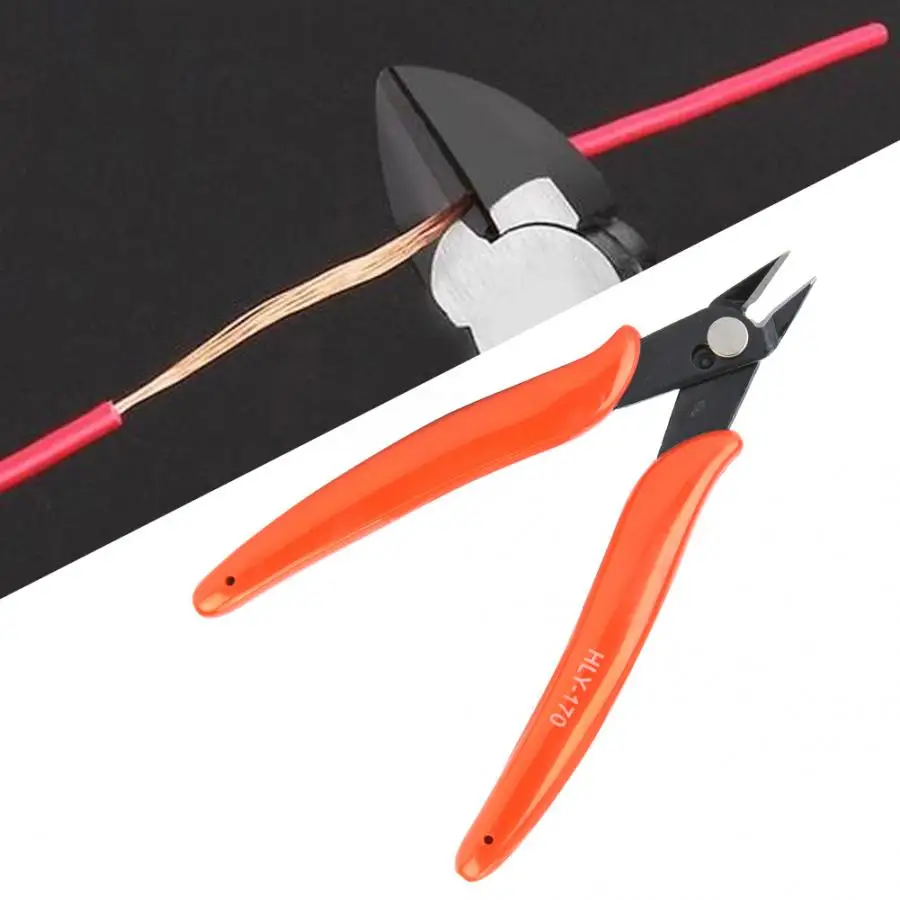 10 шт. мини диагональные плоскогубцы Электрический Резак для кабеля боковые Snips флеш Ручные плоскогубцы ручные инструменты