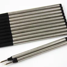 Горячая-10 шт. Высококачественная синяя или черная заправка чернил для шариковых ручек ролика гладкая пишущая ручка Замена заправки