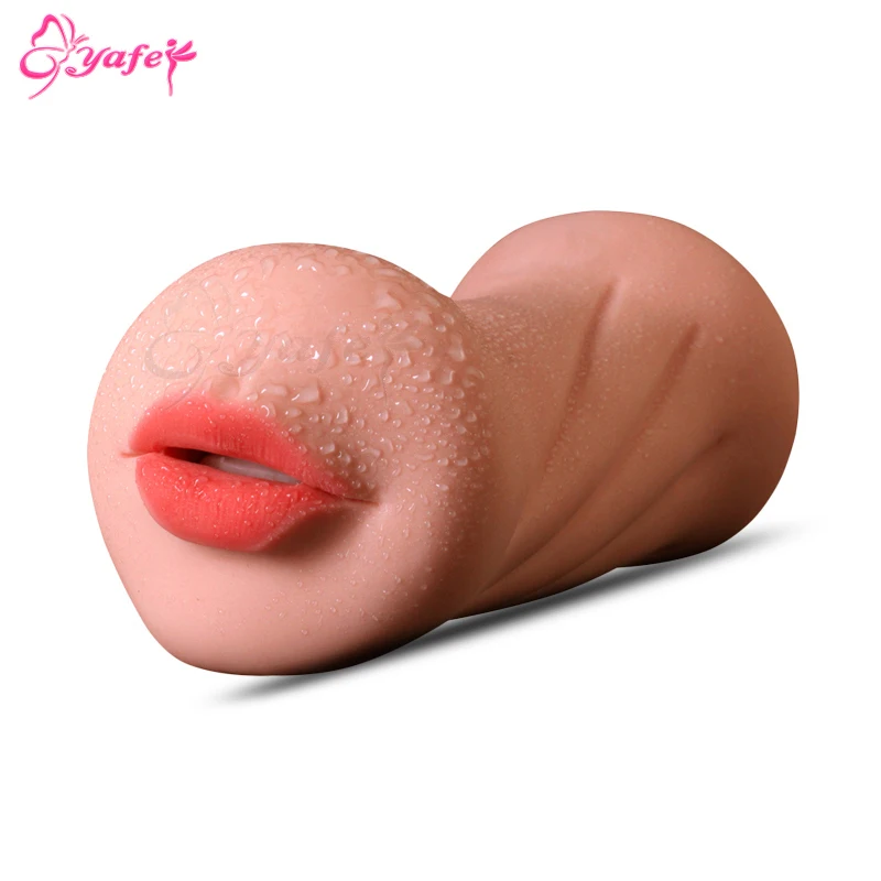 Sex Toys for Men Silicone Real Vaginal Oral 3D Deep Throat Artificial Pussy Oral Sex Ass Male Masturbation Pocket Sex Products