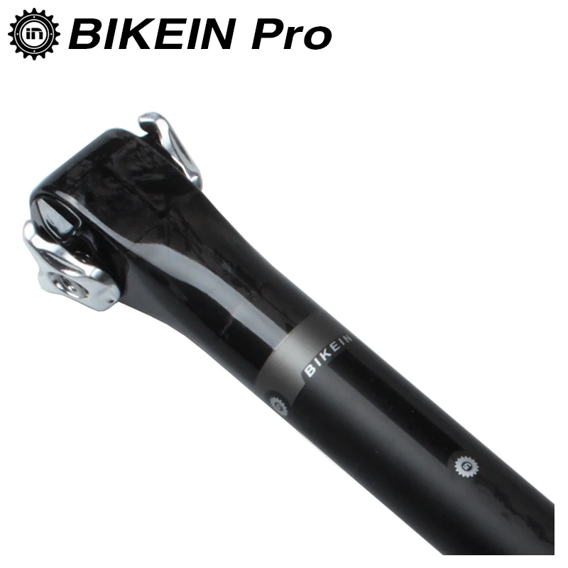 BIKEIN Full UD Carbon Road Bicycle 27.2/30.8/31.6mm Seatpost Mountain Bike Parts 5/20 Degree High Quality MTB Seat Post 190g
