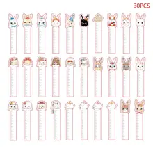30 шт. симпатичный милый мультяшный закладки бумажная Страница Заметки табличка для надписи карта книга маркер школьные принадлежности канцелярские принадлежности 15x4 см