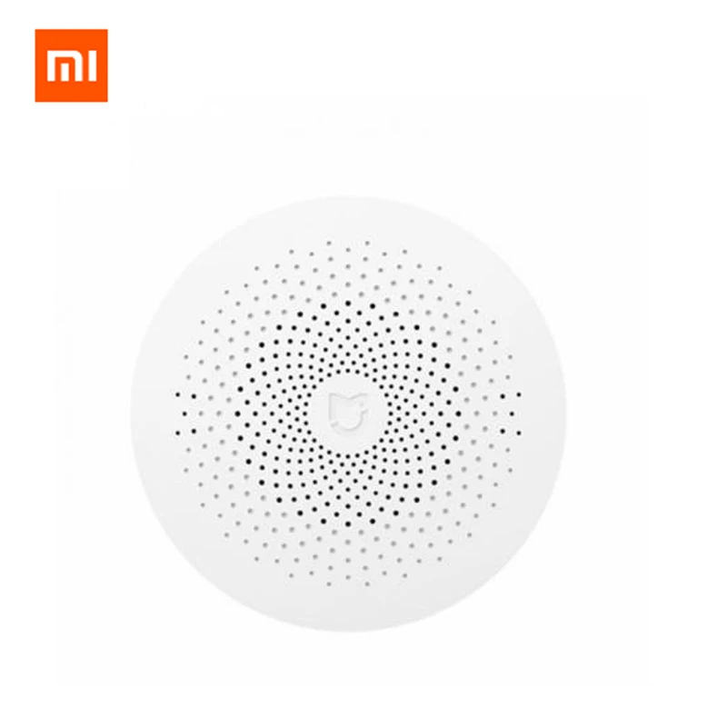 Xiaomi Mijia комплекты для умного дома шлюз 2 двери окна датчик движения датчик беспроводной переключатель датчик температуры и влажности ZigBee розетка - Цвет: New Version gateway