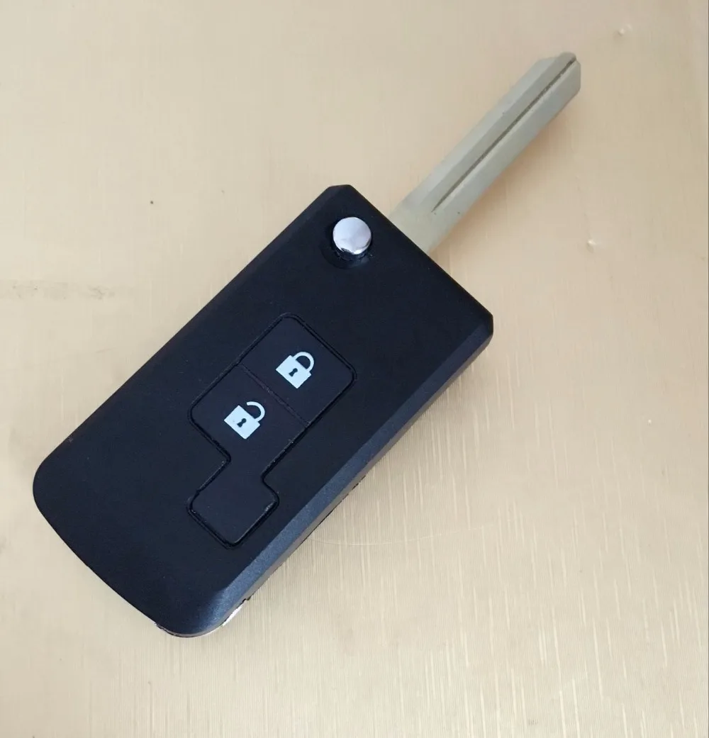 

Car key Replacement Modified flip Shell for Nissan Micra Navara Note X-Trail Qashqai 2 Buttons FOB Remote