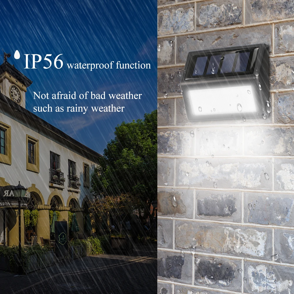 Led De Energia Solar Luz De La Pared De 6 Led Impermeable Al Aire